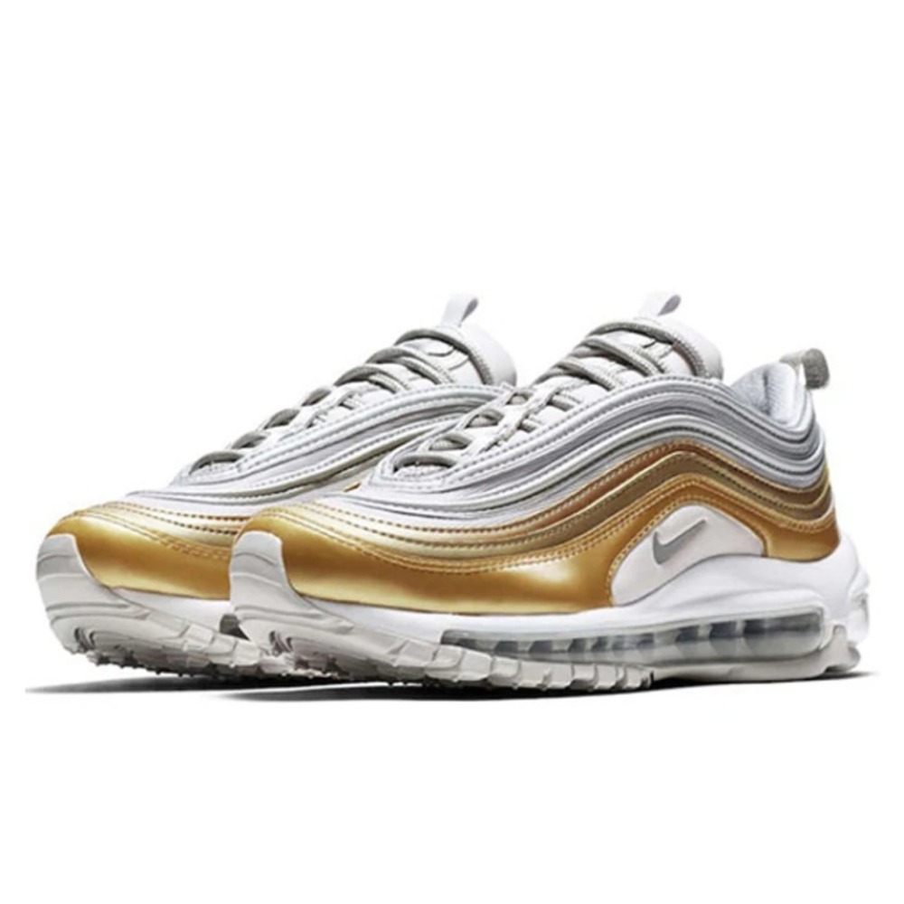 Nike® (Women's 6) Air Max 97™ in Vast Grey Metallic Gold